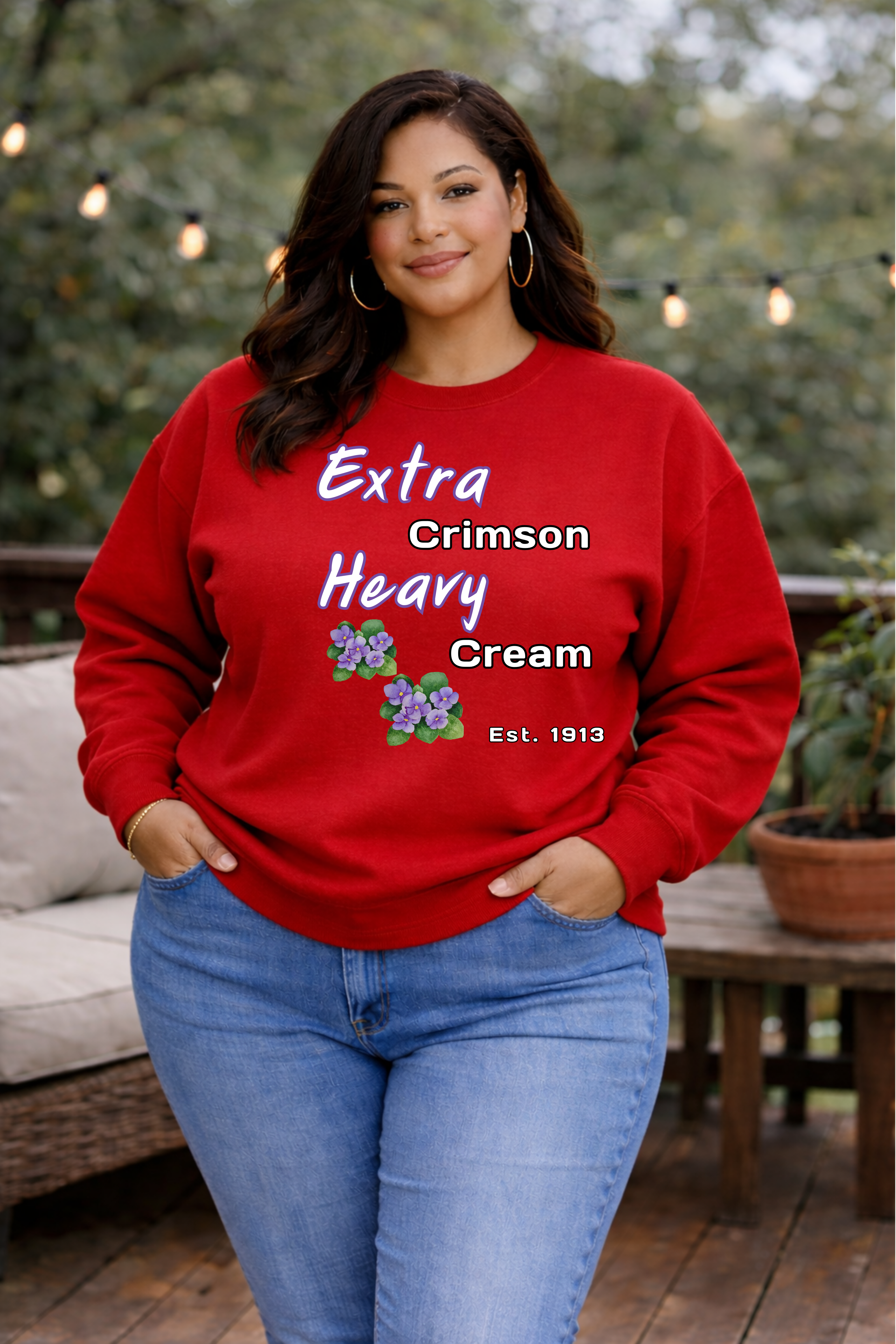 Extra Crimson. Heavy Cream.