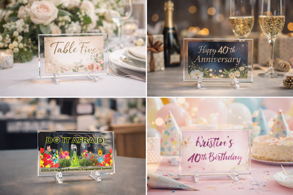 Acrylic Style Mini Plaque 3.5" x 2"