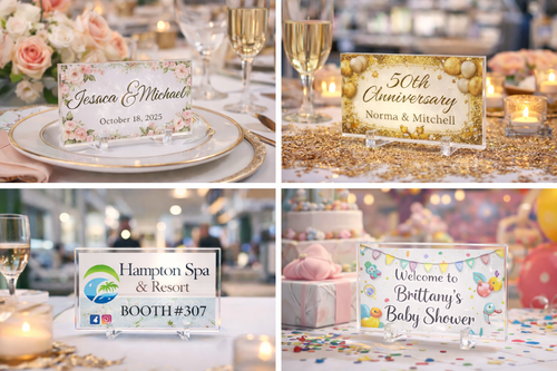 Acrylic Style Mini Plaque 3.5" x 2"