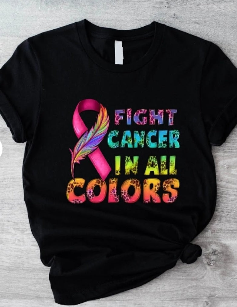 FIGHT CANCER IN ALL COLORS Hoodie image 1
