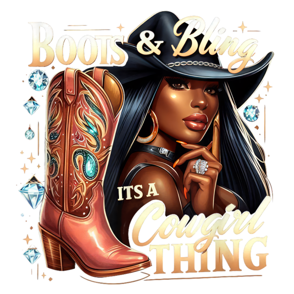 BOOTS AND BLING