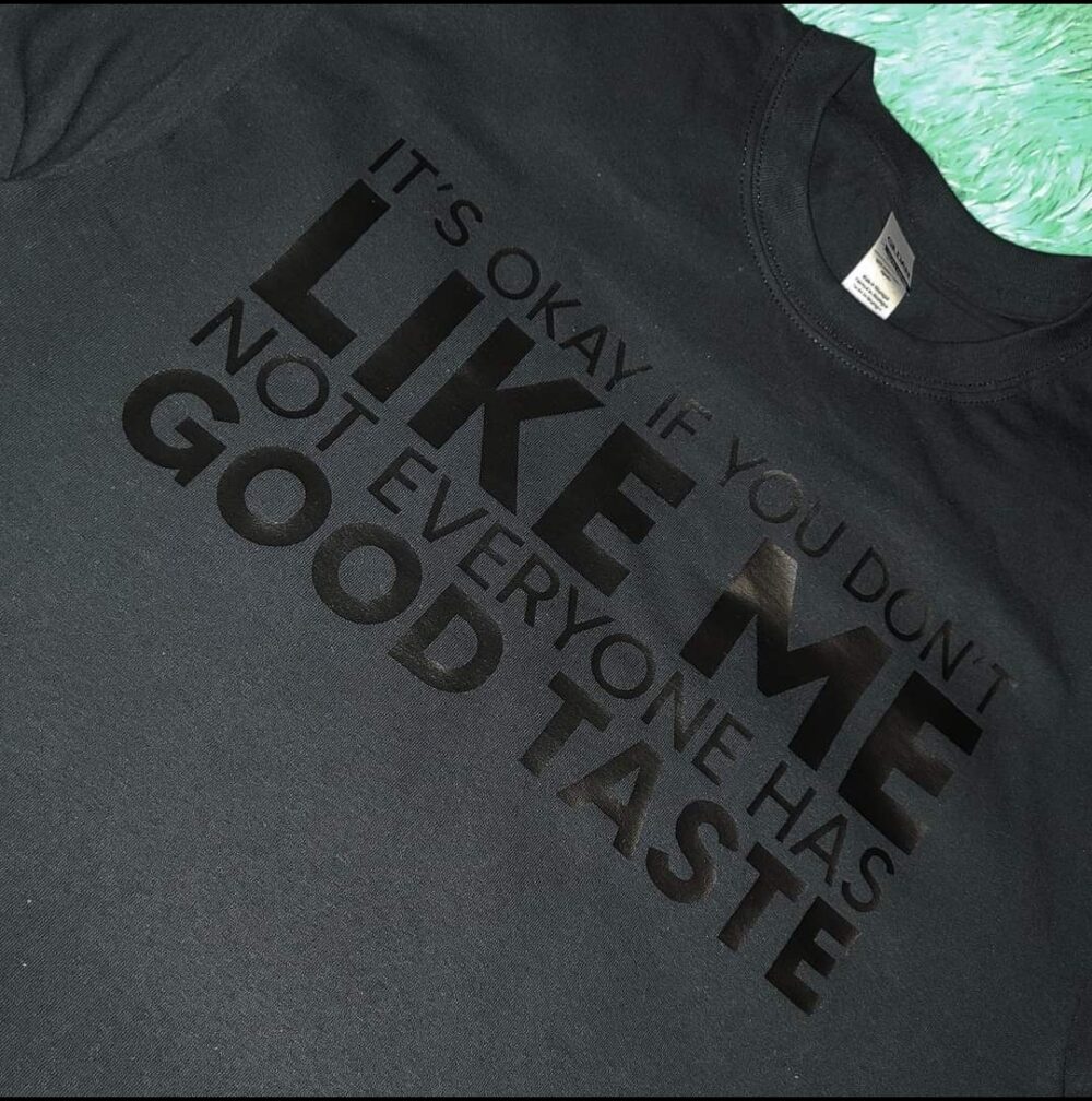 It's okay not to like me t shirt mahogany peacock designs